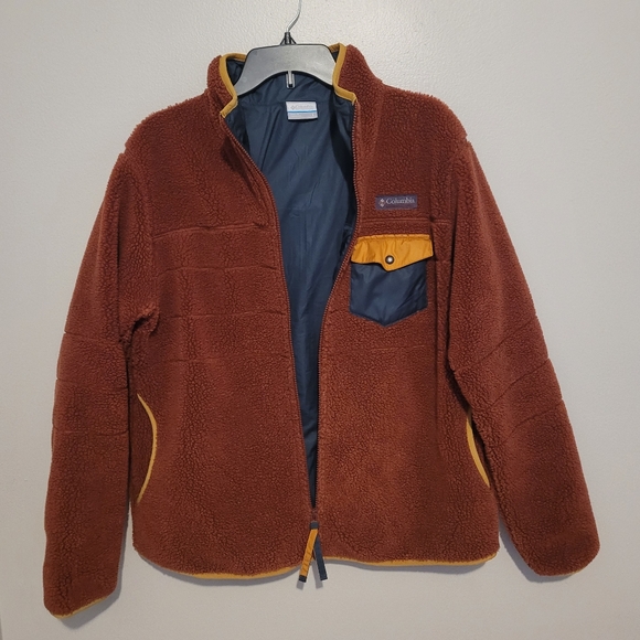 Columbia Sherpa Color Block Fleece Jacket - Picture 4 of 7